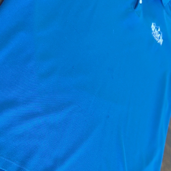 Nike Blue Polo Shirt Classic Design - Picture 3 of 4